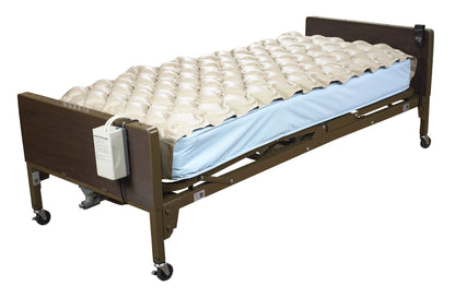 Drive Medical 14001E Med-Aire Alternating Pressure Pump and Pad System, 78" x 36" (Variable Pressure Pump)