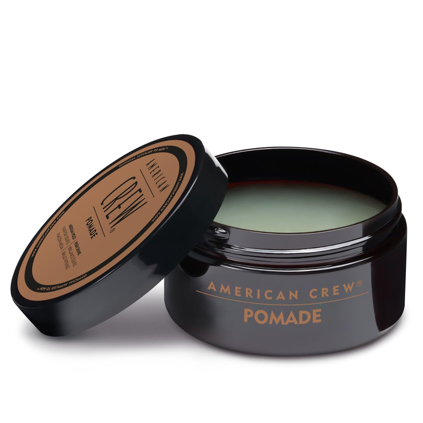 American Crew Men's Hair Pomade, Like Styling Gel with Medium Hold & High Shine, Travel Size, 1.7 oz