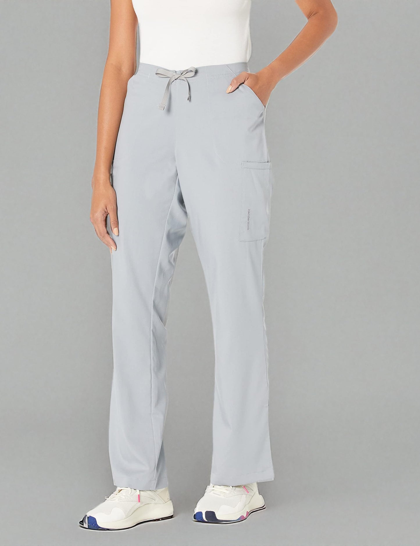 Women's Moderate Flare Leg Cargo Pant Pewter