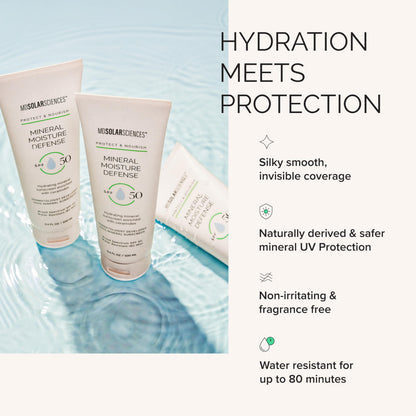MDSolarSciences Mineral Moisture Defense SPF 50 Sunscreen for Body and Face