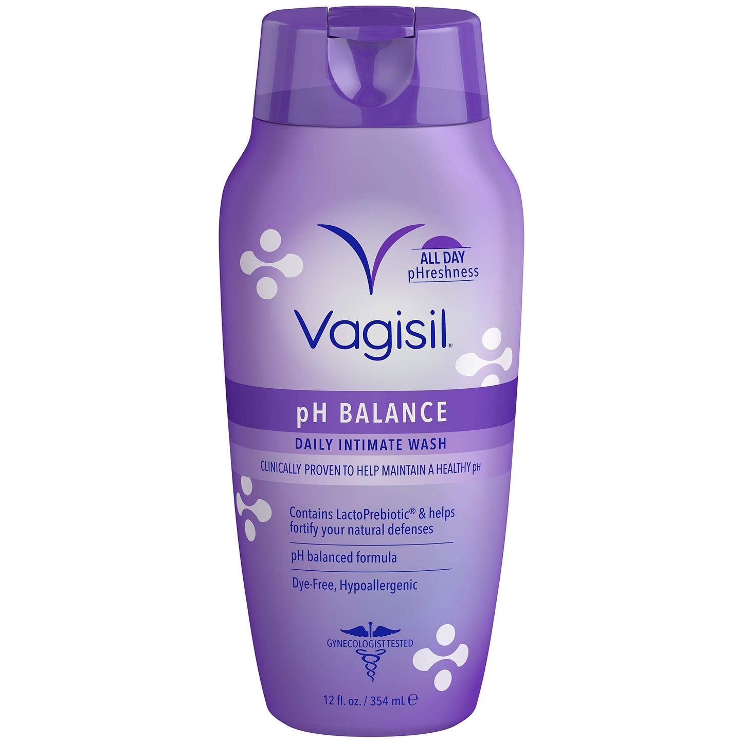 Vagisil Feminine Wash Bundle - Healthy Detox All Over Body Wash for Women (12 Fl Oz) & pH Balance Vaginal Wash with LactoPrebiotic (12 oz)