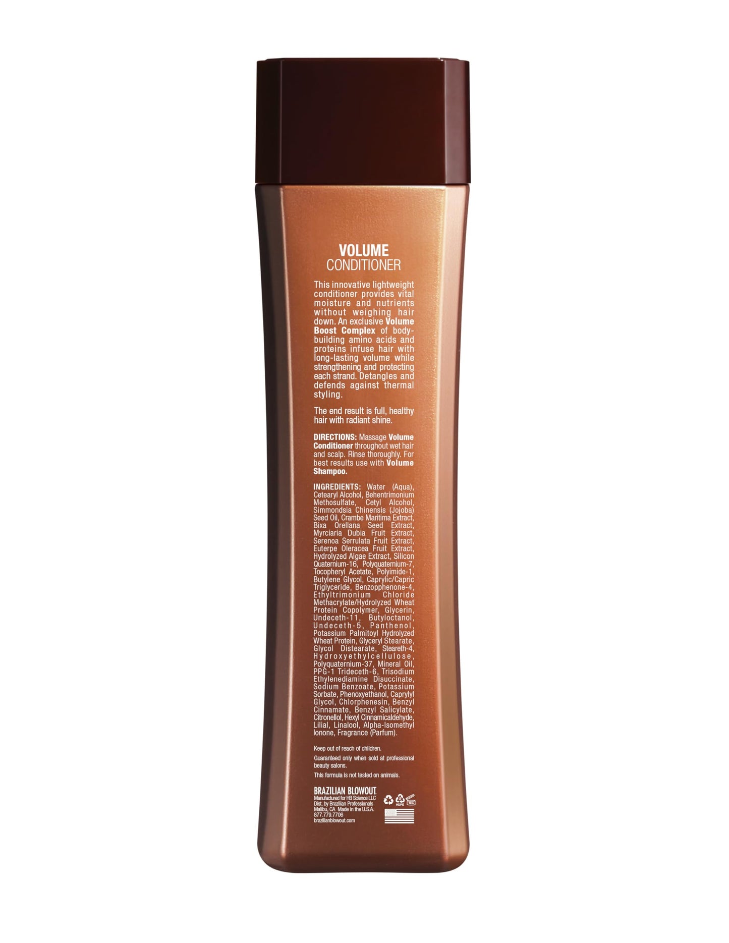 Brazilian Blowout Volume Conditioner, 12 Fl Oz (Pack of 1)