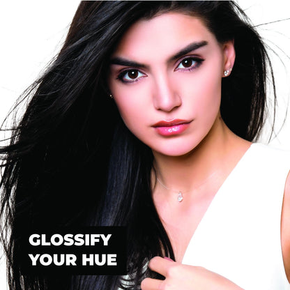 Keracolor High Shine Tinted Hair Gloss, In-Shower Hair Glaze, Sheer Color-Enhancing Glossing Treatment, Onyx, 8 Fl Oz