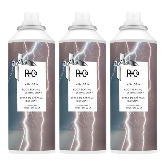 R+Co ZIG ZAG Root Teasing + Texture Spray – Volumizing Root Lift Spray, Adds Texture & Hold, All Hair Types