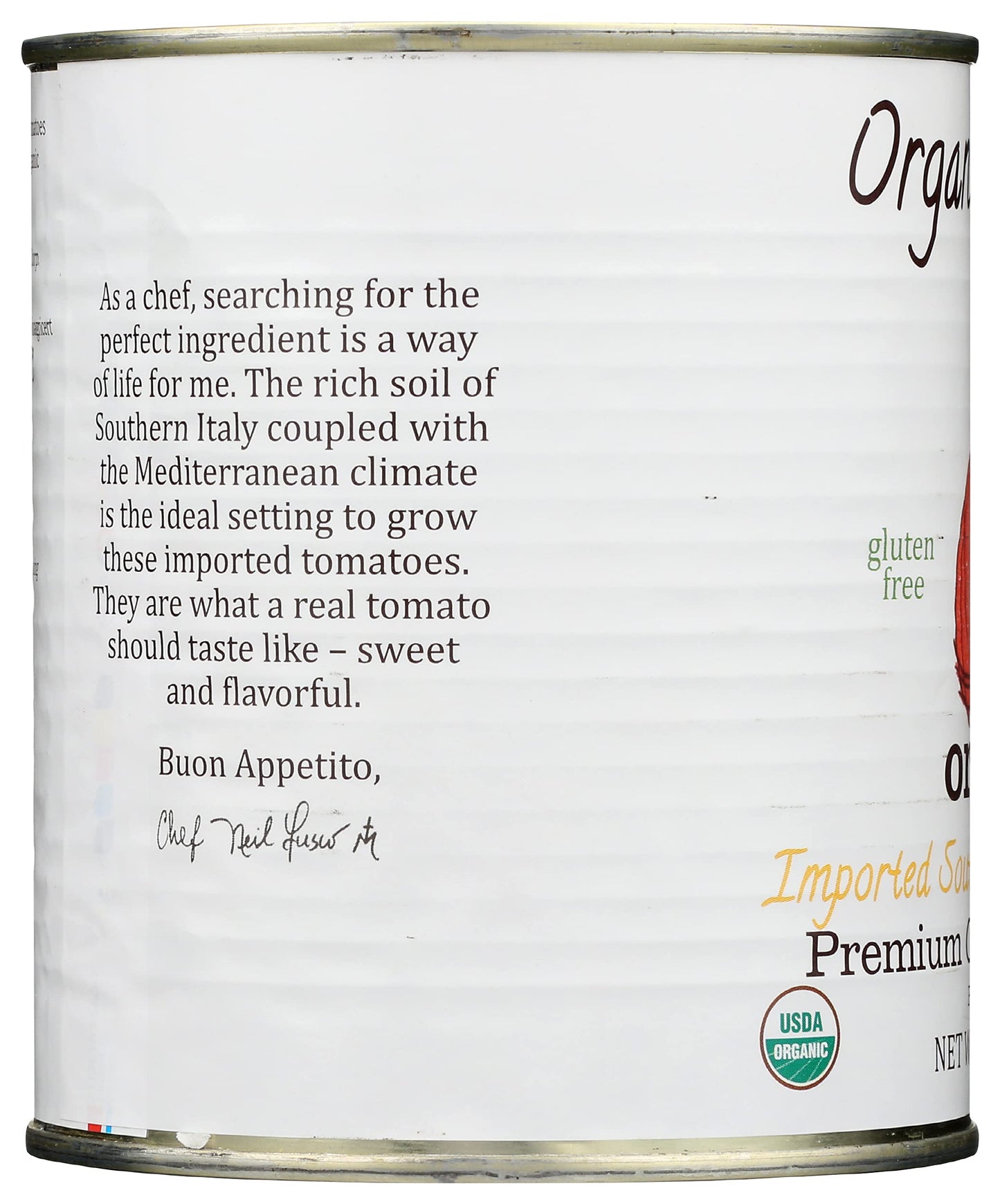 ORGANICO BELLO Organic Premium Chopped Tomatoes, 28 OZ