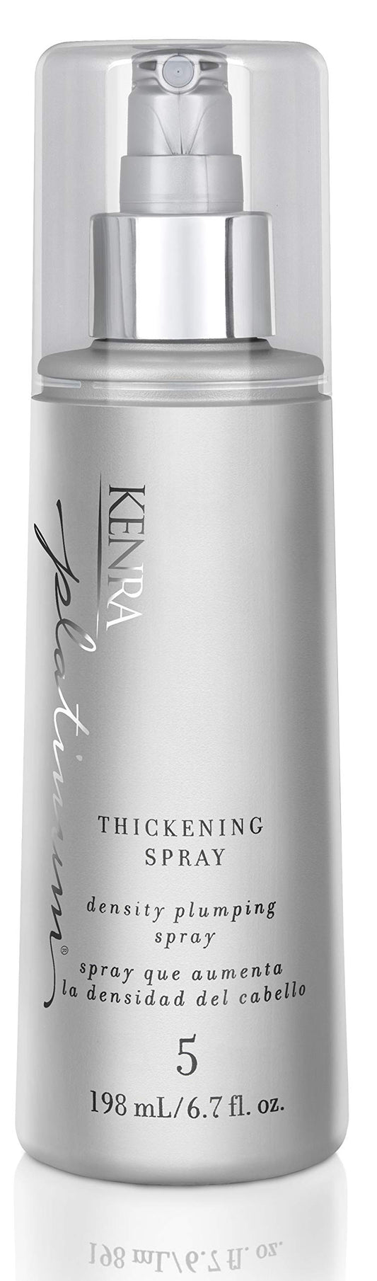 Kenra Platinum Thickening Spray 5 | Volumizing Styler | Density Plumping Spray | Increases Hair Thickness Up To 96% | Humidity Protection & Frizz Taming | All Hair Types