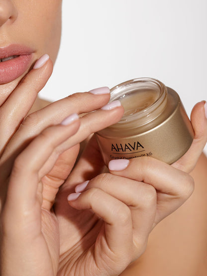 AHAVA Osmoter Concentrate Smoothing Cream - Rich Gel-Cream to Boost Skin’s Youthfulness & Texture, Improves Elasticity & Radiance, Easy Absorption with Exclusive Osmoter X6, & Jojoba Oil, 1.7 Fl.Oz