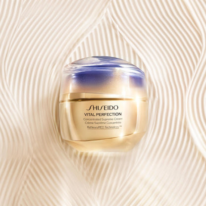 Shiseido Vital Perfection Concentrated Supreme Cream Refill - 50 mL - Rich Moisturizer for Sculpting and Even Tone