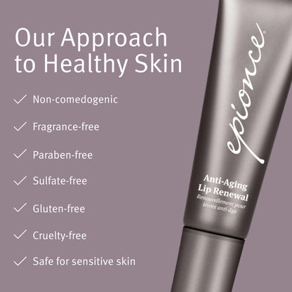 Epionce Anti-Aging Lip Renewal - Daily Lip Balm Serum for All Skin Types, with Dimethicone, Ceramides, Glycerin & Shea Butter, Dermatologist Skincare