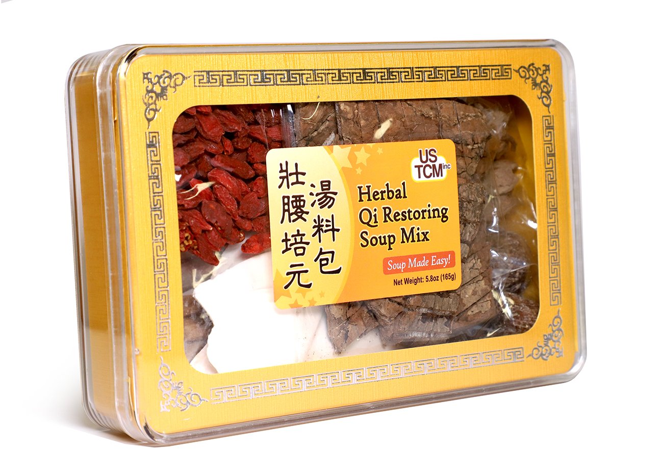 Herbal Qi Restoring Soup Mix Soup Base Kidney Nourishing Energy Boost 壯腰培元湯料包 Soup Made Easy! 3-4 Servings 5.8oz