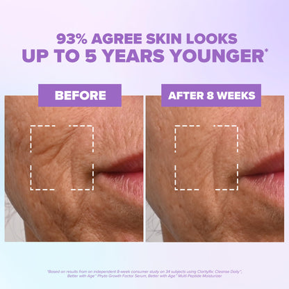 ClarityRx Better With Age Phyto Growth Factor Face Serum, 0.9 Fl Oz, Anti-Aging Hydrating Serum with Plant Stem Cells, Helps Support Collagen & Hyaluronic Acid Production, Visibly Smooths Fine Lines