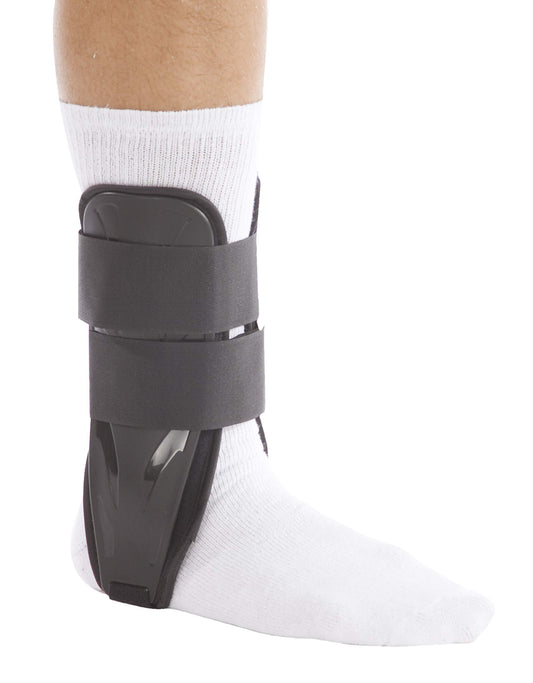 United Ortho US8813F Foam Stirrup Ankle Brace, Large, Black