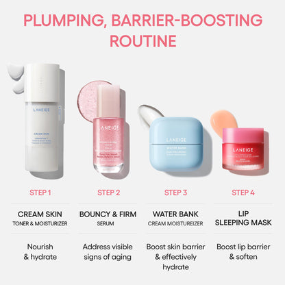 LANEIGE Bouncy & Firm Serum: Korean Slow Aging Collagen Serum with Peptides for Plumping, Firming, & Hydrating