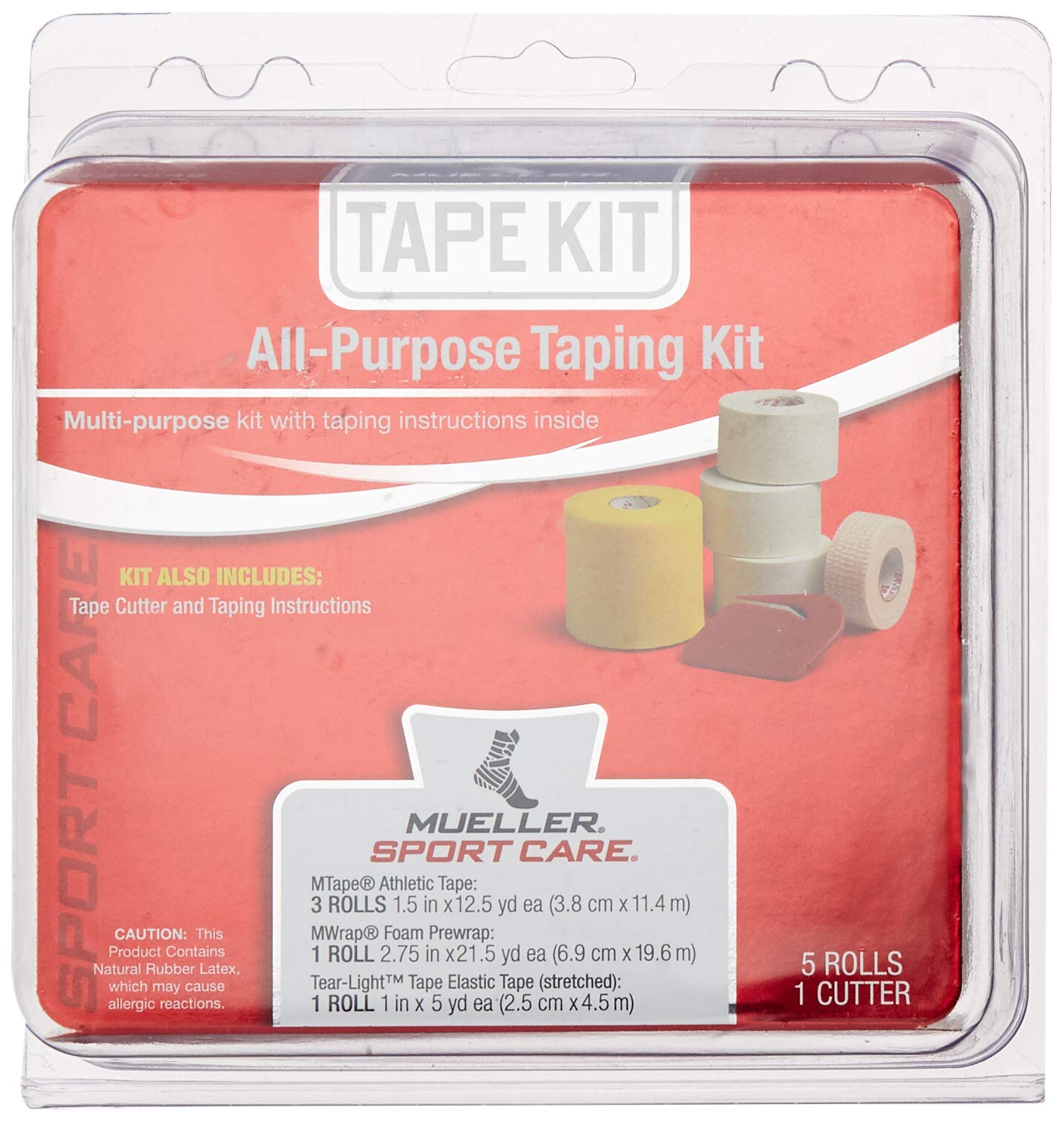 MUELLER Sports Medicine All-Purpose Taping Kit, All-In-One for Fast & Effective Taping