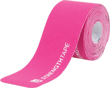 STRENGTHTAPE Unisex's Precut Roll, Pink, 5 m