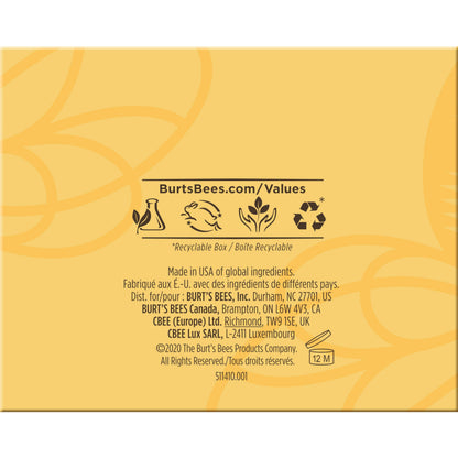 Burt's Bees Lip Care & Color Gifts Kit - Original Beeswax Moisturizing Lip Balm, Hibiscus & Red Dahlia Tinted Stain + Balm Duos, Conditioning Scrub & Overnight Sleeping Mask Exfoliator