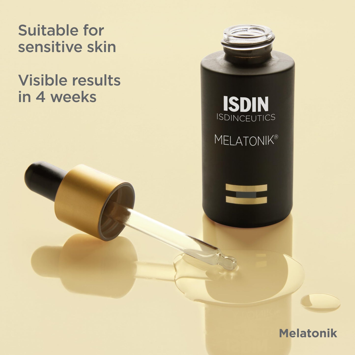 ISDIN Melatonik, Overnight Recovery Anti-Aging Benefits Night Serum, 3-in-1 Repairs, Restores and Brightens with Melatonin, Bakuchiol, Vitamin C…