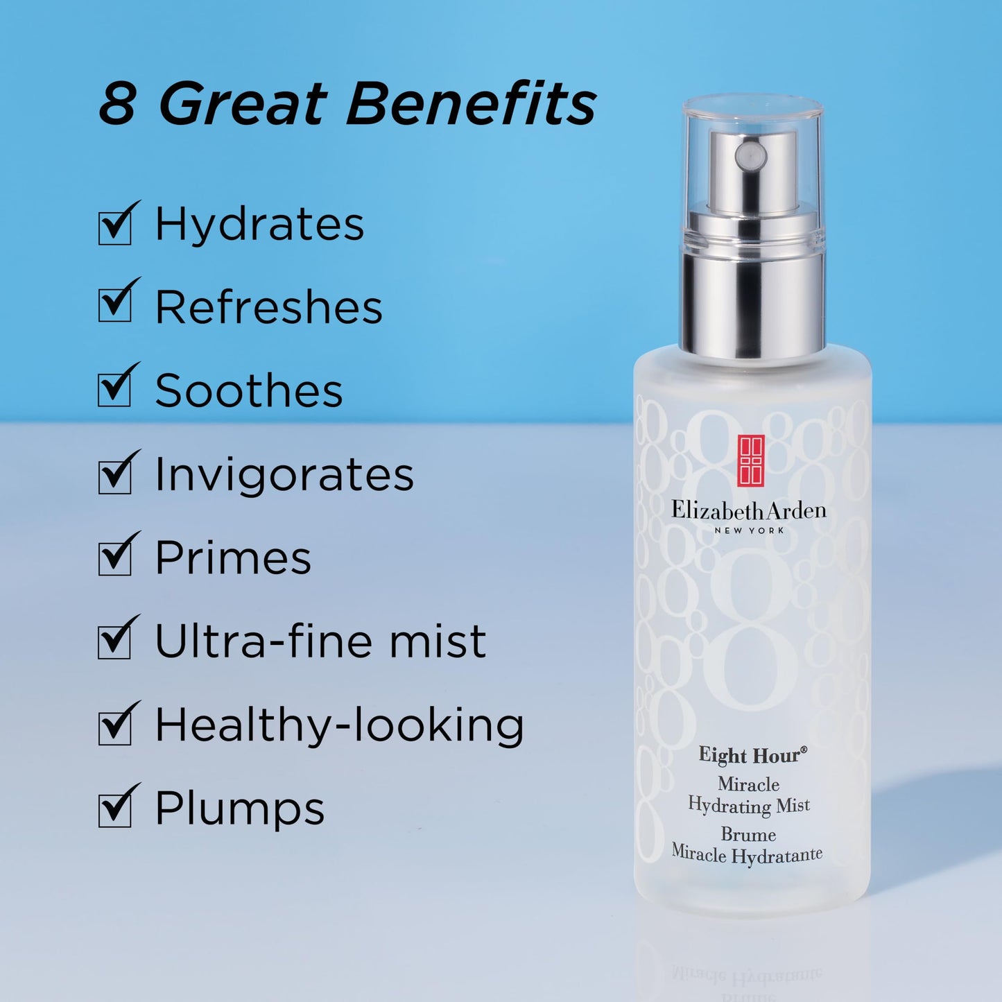 Elizabeth Arden Eight Hour Face, Facial Hydrating Mist and Nightime Moisturizer