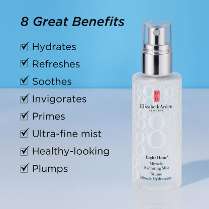 Elizabeth Arden Eight Hour Face, Facial Hydrating Mist and Nightime Moisturizer