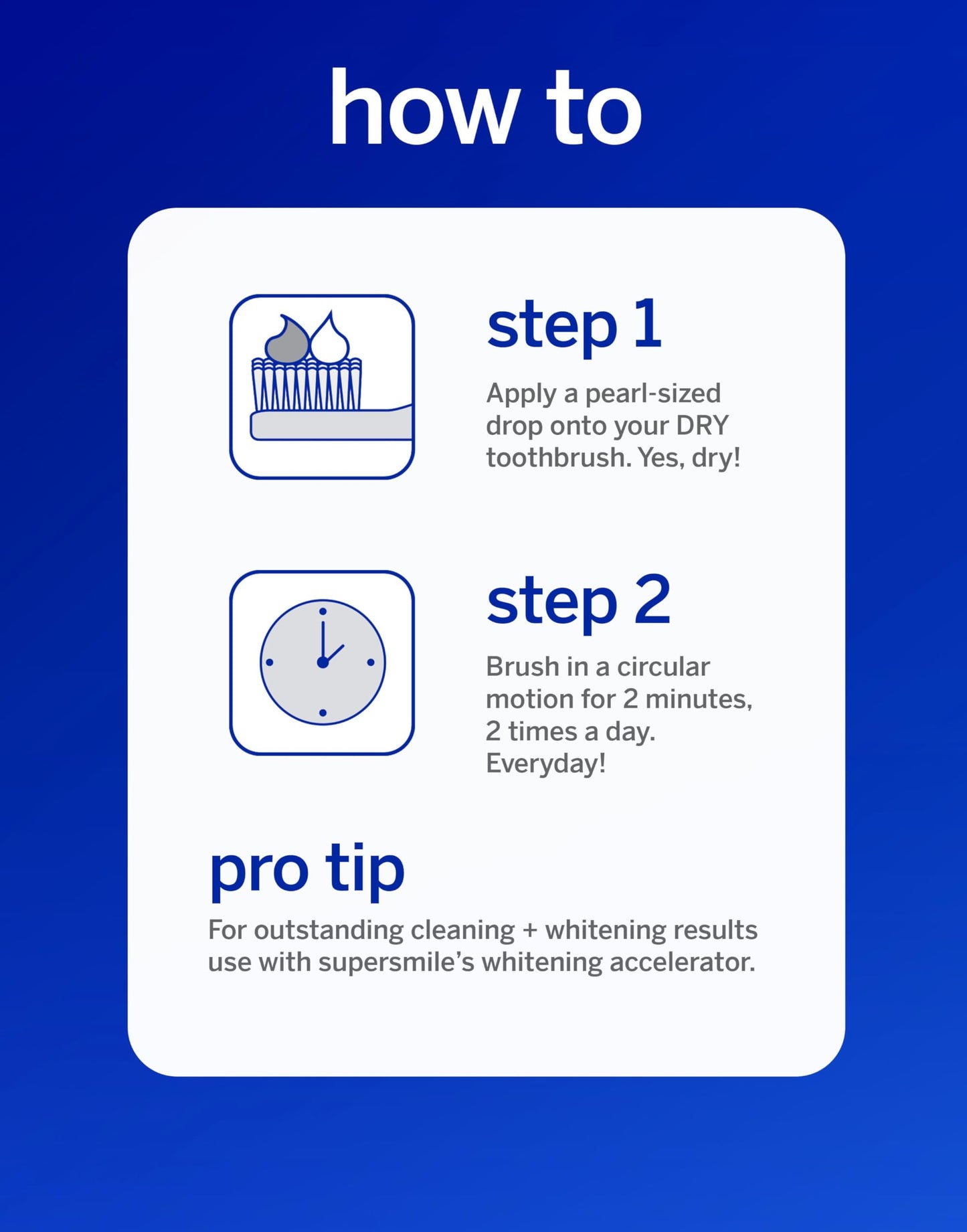 Supersmile Professional Teeth Whitening Toothpaste - Fluoride Free for Visibly Brighter Smile - Whitens up to 6 Shades