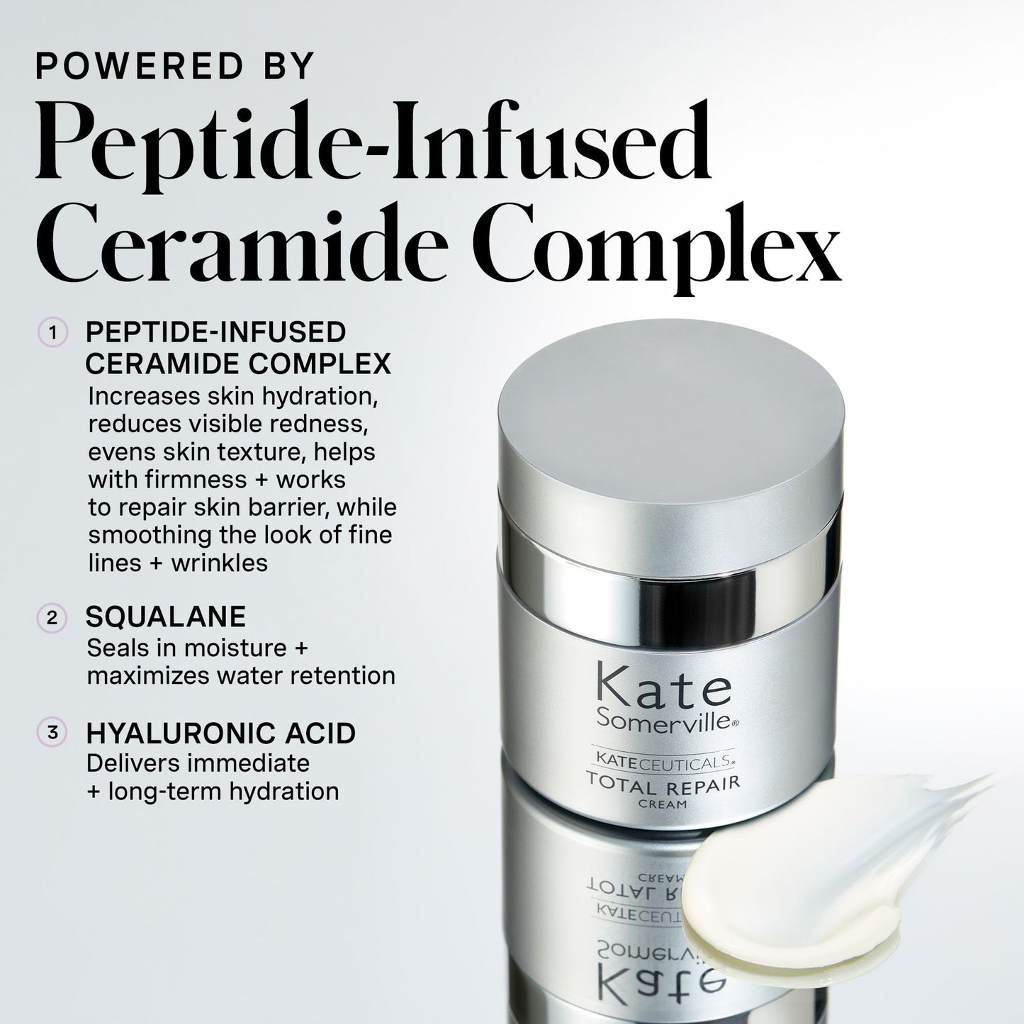 Kate Somerville KateCeuticals Total Repair Cream – Advanced Anti-Aging Moisturizer, Visibly Reduces Wrinkles & Fine Lines, 1 Fl Oz