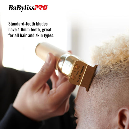 Replacement Blades, Standard and Fine-Tooth T-Blades for Outlining Hair Trimmers (FX787, FX799) and LoPROFX Trimmers (FX726, FX729)