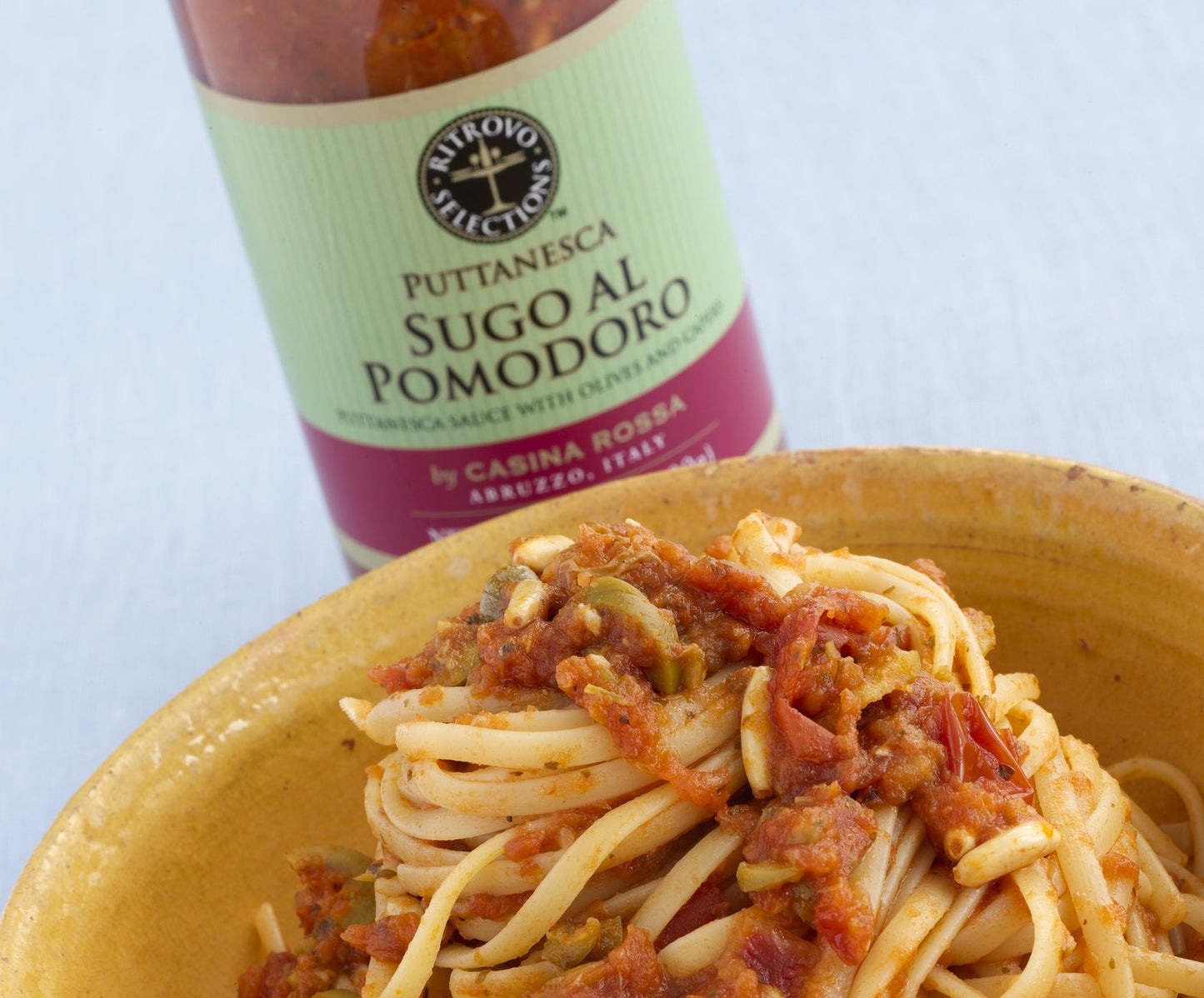 Puttanesca Sugo al Pomodoro Pasta Sauce by Casina Rossa, 17.6 Ounces (500g) Bottle