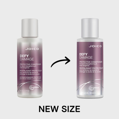 Joico Defy Damage Protective Conditioner | For Color-Treated Hair | Strengthen Bonds & Preserve Hair Color | With Moringa Seed Oil & Arginine