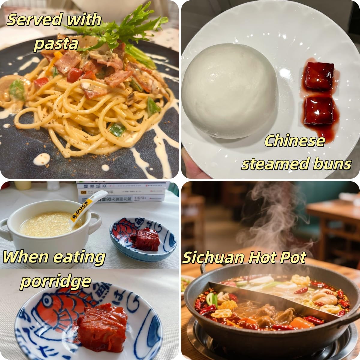 QIXINLIZY Fermented Traditional Bean Curd-large pieces Chinese Red Bean Curd-Savory Aged Bean Curd for Hot Pot,Stir-fry, Noodles, Porridge12 oz (340g)