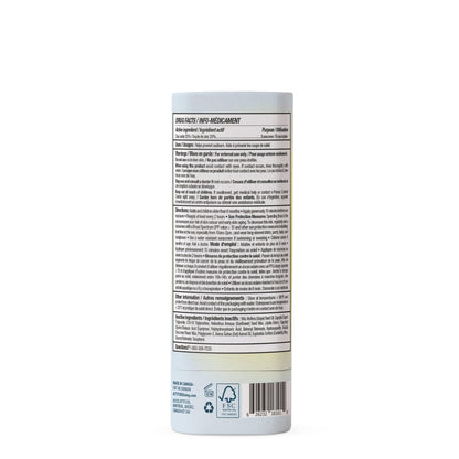 ATTITUDE Mineral Sunscreen Face Stick for Sensitive Skin, SPF 30, EWG Verified, Plastic-Free, Broad Spectrum UVA/UVB Protection with Zinc Oxide, Dermatologically Tested, Vegan, Unscented, 0.7 Ounce
