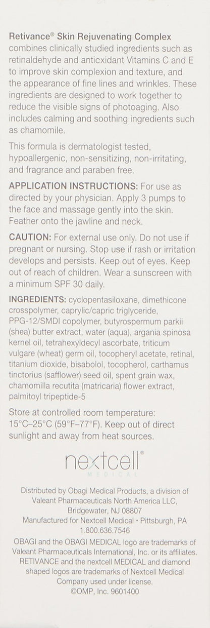 Obagi Medical Retivance Skin Rejuvenating Complex, 1 oz