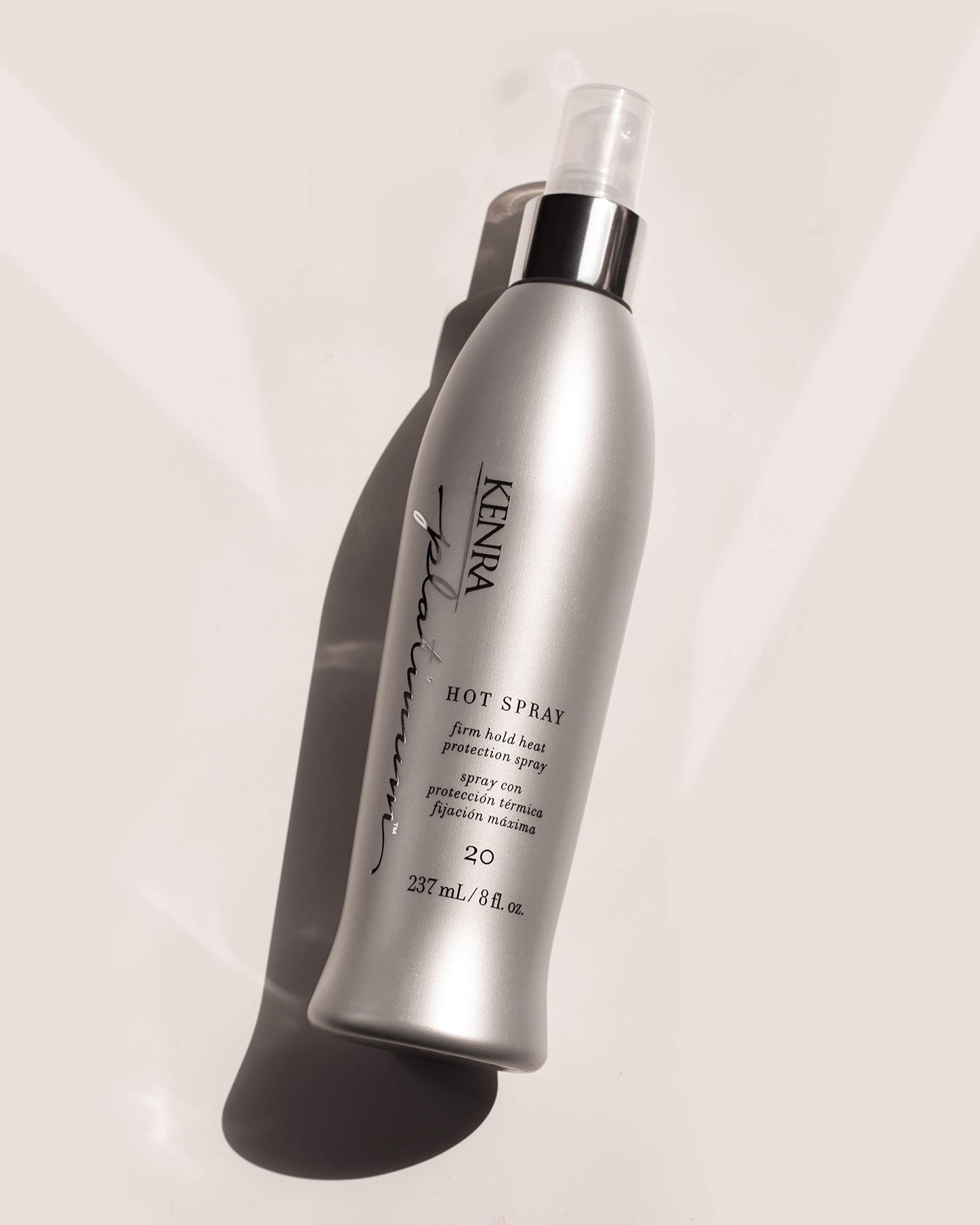 Kenra Platinum Hot Spray 20 | Heat Protection Styler | Long-Lasting, Firm Hold | Adds Vibrant Shine | Humidity & Thermal Protection | Clean Release From Heated Tools | All Hair Types