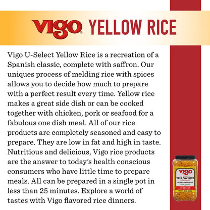 Vigo Authentic Saffron Yellow Rice, Low Fat, 2lb (Pack of 1)