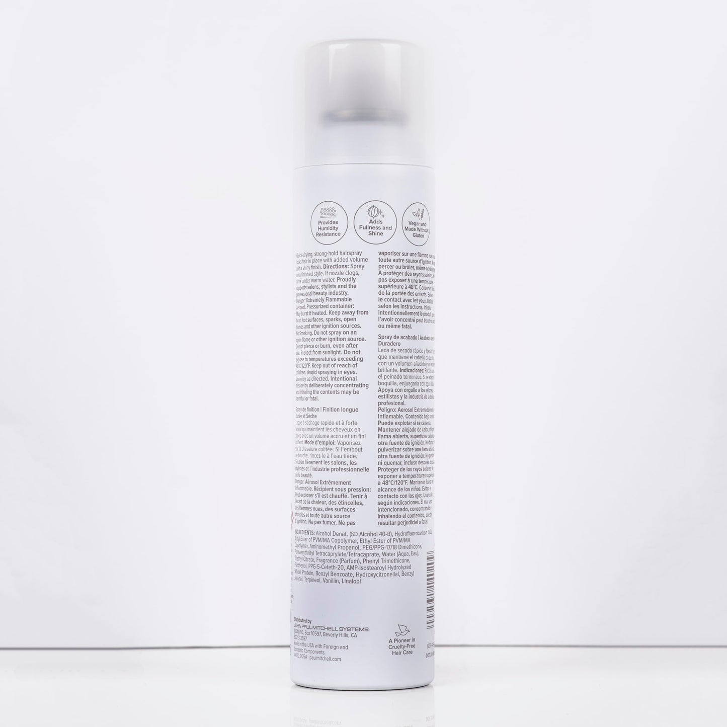 Paul Mitchell Super Clean Extra Hairspray, Long-Lasting, Firm Hold + Dry Finish, For All Hair Types