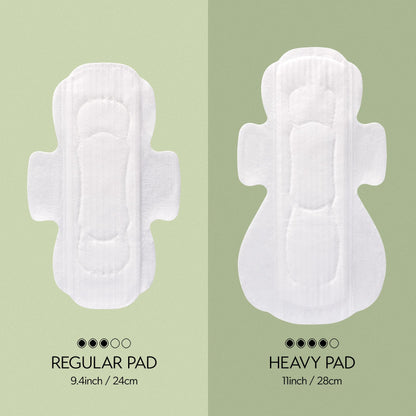 INERTIA The Prism Red – Truly Organic, Ultra Thin & Leak-Proof Korean Cotton Pads with Wings | Regular Absorbency | Hypoallergenic, Super Absorbent, Chlorine-Free & Fragrance-Free (10 Count)