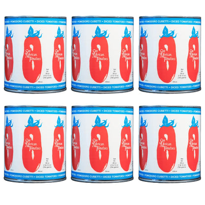 SMT SAN MERICAN TOMATO - Diced Tomatoes, 28 oz (Pack of 6)