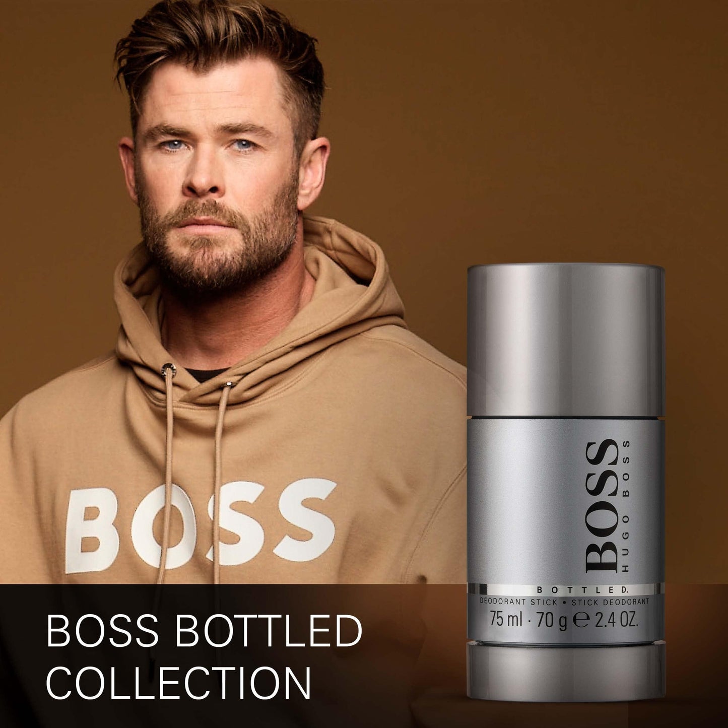 Hugo Boss Bottled Eau de Toilette – Woody Men's Cologne – With Notes of Apple, Cinnamon & Wood – Long Lasting Fragrance
