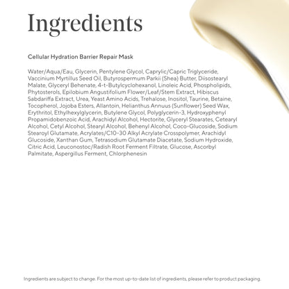 Murad Cellular Hydration Barrier Repair Mask - Hydrating Face Mask, Formulated with Bilberry Omegas, Hibiscus Extract, and Canadian Willowherb, Visibly Repairs Dry, Red, and Rough Skin - 2.7 Fl Oz
