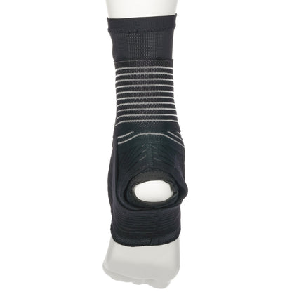 Active Ankle 329 Ankle Brace, Ankle Compression Sleeve with Straps for Men & Women, Braces for Volleyball, Football, Basketball, Rugby, Protection & Sprain Support, Black, Medium