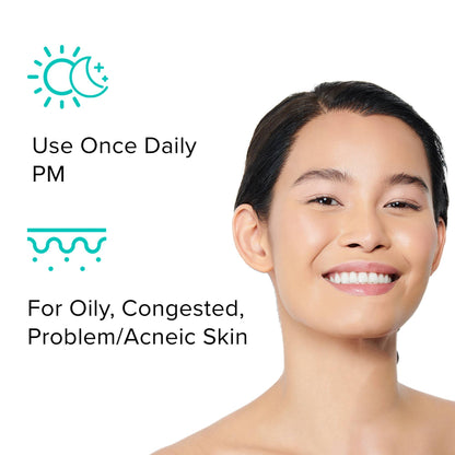 ClarityRx Fix It 2% Pore Perfecting Solution with Salicylic Acid for Acne-Prone & Oily Skin, Natural and Plant Based