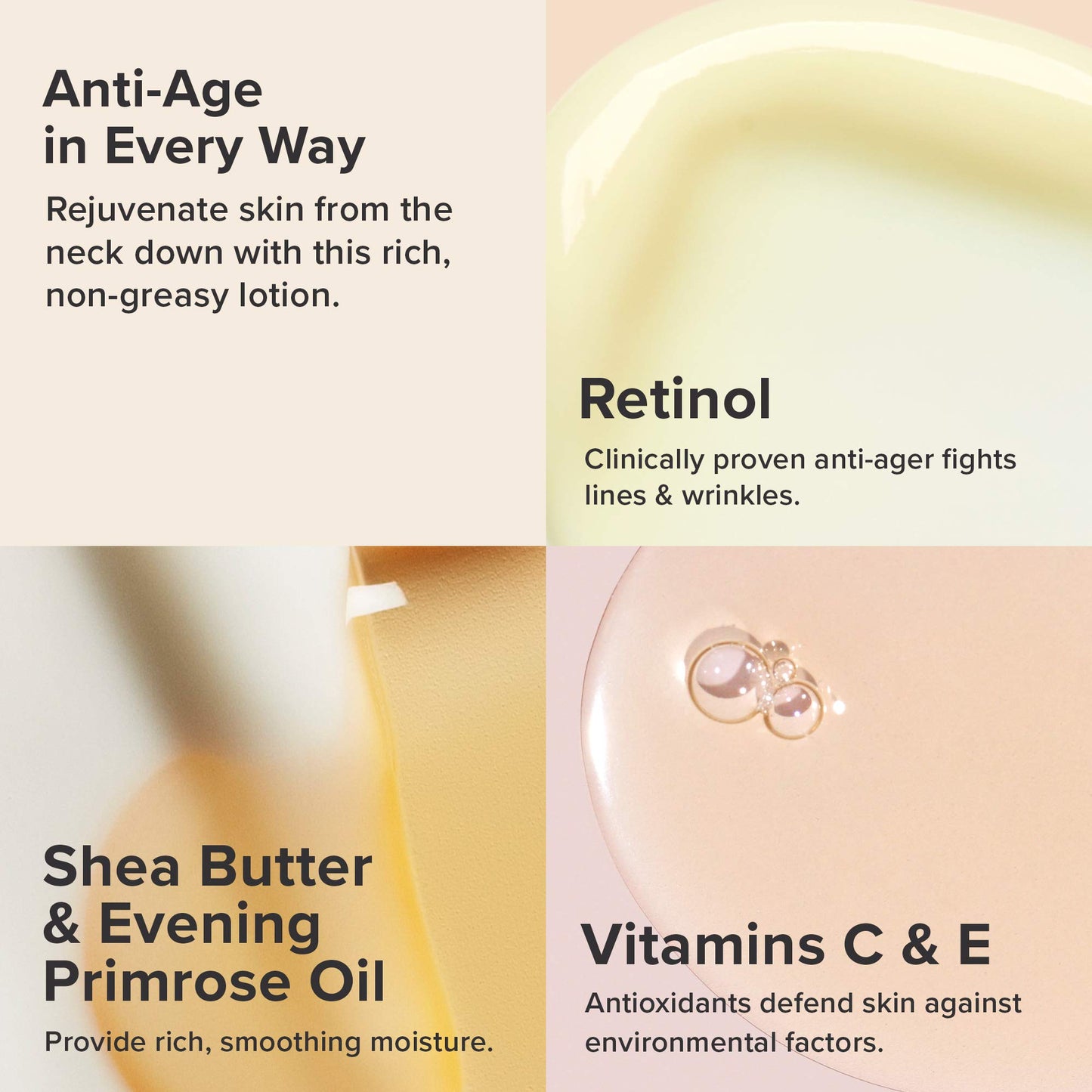 Paula's Choice Retinol Skin-Smoothing Body Lotion Treatment, Body Cream with Shea Butter, Vitamin C & E Lotion, All Skin Types, Anti-Aging Body Moisturizer, Reduce Dryness, Fragrance-Free, 4oz