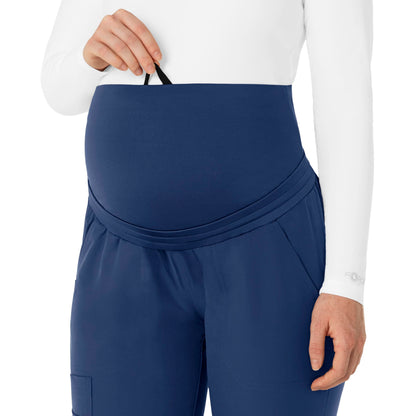 Carhartt Women's Maternity Jogger Scrub Pant - Navy, XS