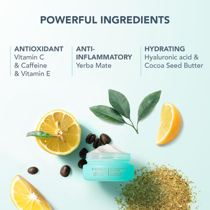 FOREO Hydrate & Brighten UFO 3 LED Set - Face Mask Skincare Device + 14 UFO Activated Masks + IRIS C-Concentrated Brightening Eye Cream, 0.5 Oz - Face Moisturiser