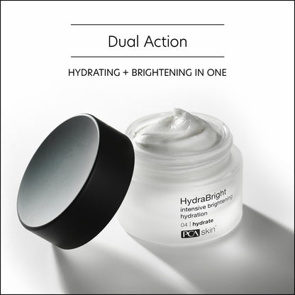 PCA SKIN HydraBright Moisturizer - Facial Skin Care Products, Hydrating Brightening Cream with Squalane, Niacinamide - 1.69 oz Jar