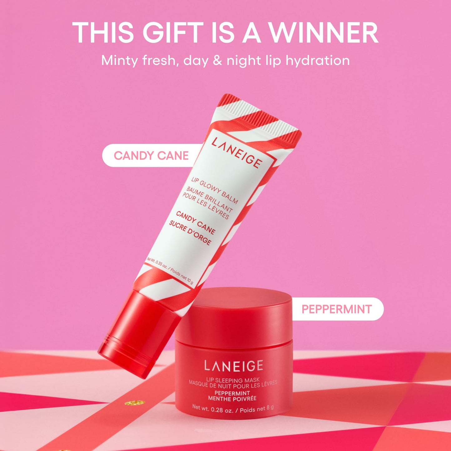 Laneige Skincare & Lip Care Holiday Gift Sets – Lip Mask, Water Bank, Lip Glowy Balm – Beauty Essentials for Gifting & Self-Care