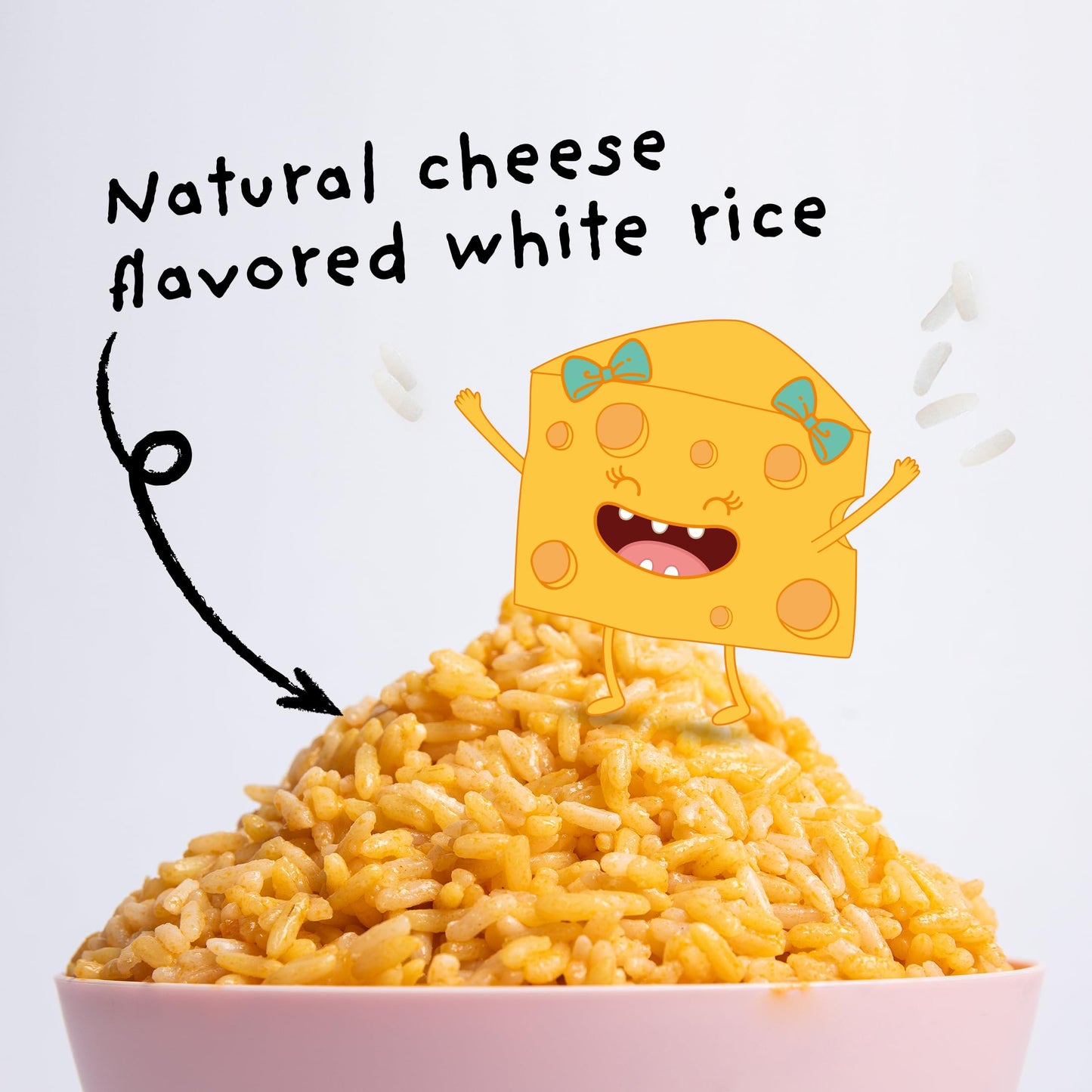 4Sisters Chelsea Cheese Rice, 90 Second Ready to Eat 8.5 oz (Pack of 6)
