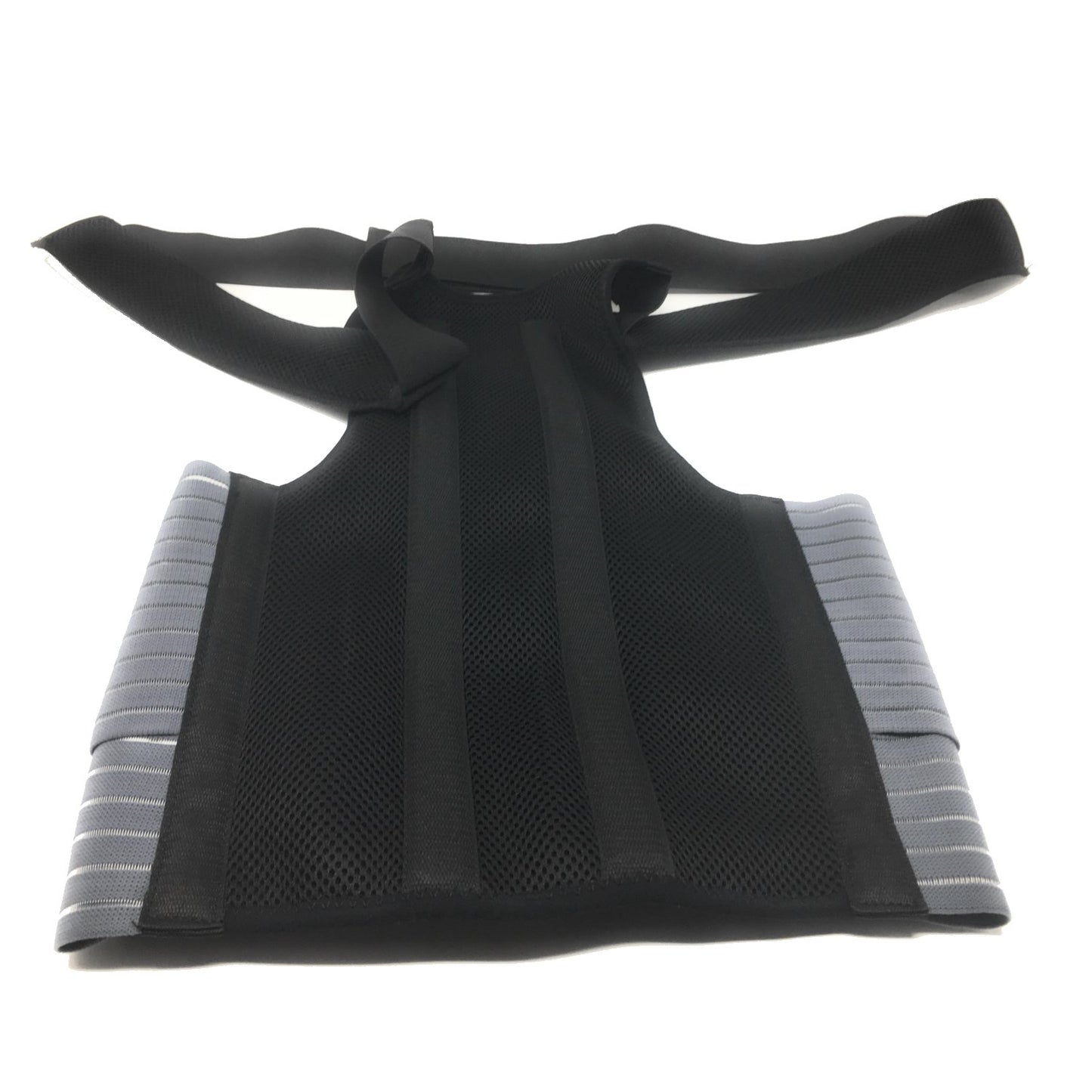 OTC Medical Posture Brace with Rigid Stays, Spinal Curve, Back Lumbar and Neck Support, Large, Black