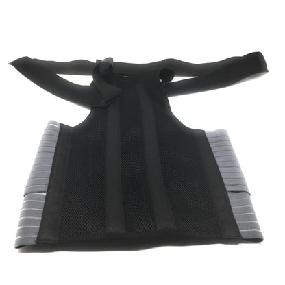 OTC Medical Posture Brace with Rigid Stays, Spinal Curve, Back Lumbar and Neck Support, Large, Black