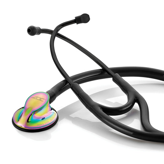 ADC Adscope 600 Platinum Series Cardiology Stethoscope with Tunable AFD Technology, 27 inch, Iridescent Tactical