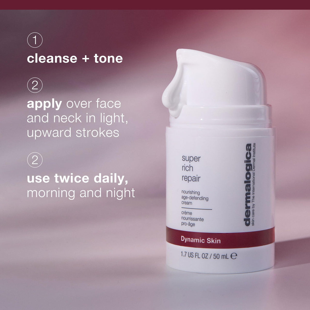 Dermalogica Super Rich Repair Anti-Aging Super-Concentrated Face Moisturizer - Help Replenish Skin's Natural Moisture Levels